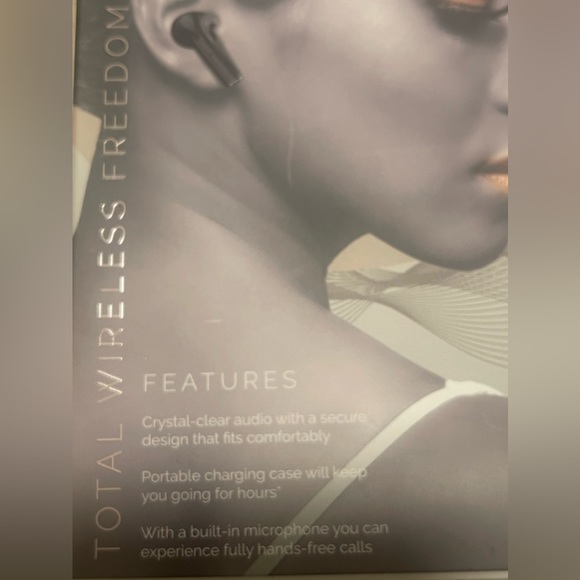 Art + Sound Bluetooth True Wireless Pro EarBuds Leopard Black Playtime mic - Picture 4 of 4